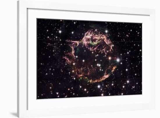 NASA - Supernova Remnant Cassiopeia A-null-Framed Art Print