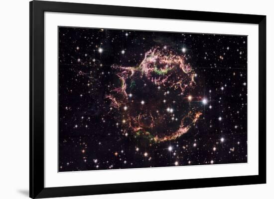 NASA - Supernova Remnant Cassiopeia A-null-Framed Art Print