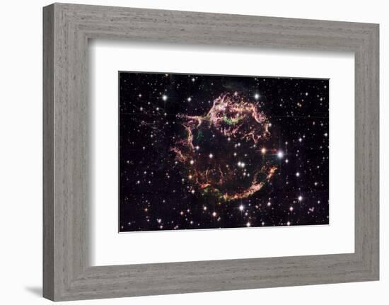 NASA - Supernova Remnant Cassiopeia A-null-Framed Art Print