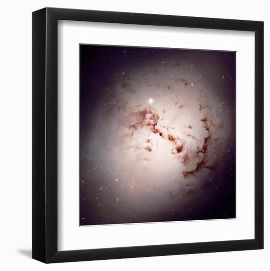 NASA - The Dusty Galaxy NGC 1316-null-Framed Art Print