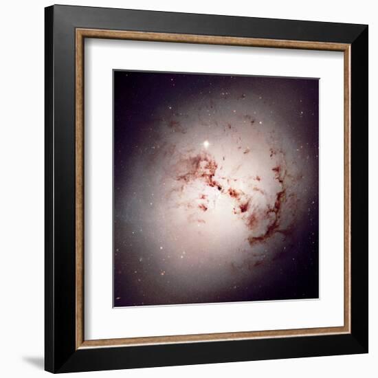NASA - The Dusty Galaxy NGC 1316-null-Framed Art Print