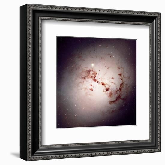 NASA - The Dusty Galaxy NGC 1316-null-Framed Art Print