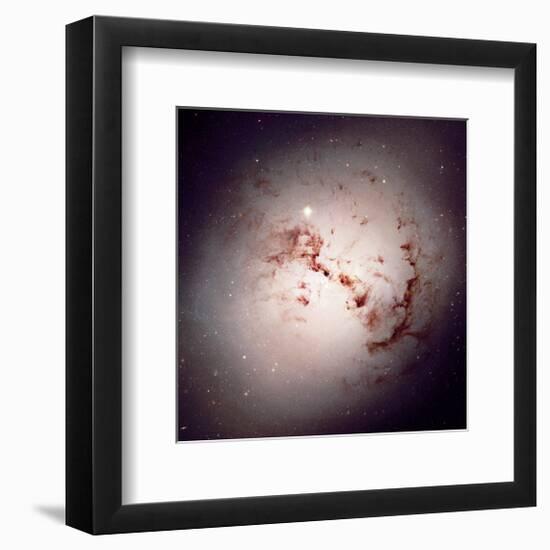 NASA - The Dusty Galaxy NGC 1316-null-Framed Art Print