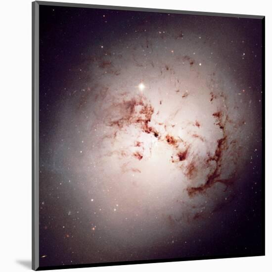 NASA - The Dusty Galaxy NGC 1316-null-Mounted Art Print