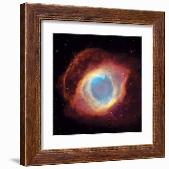 NASA - The Helix Nebula-null-Framed Art Print