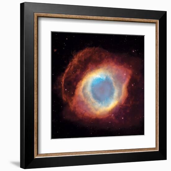 NASA - The Helix Nebula-null-Framed Art Print