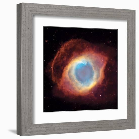 NASA - The Helix Nebula-null-Framed Art Print