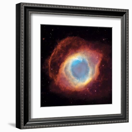 NASA - The Helix Nebula-null-Framed Art Print