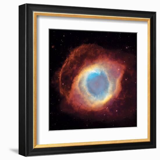 NASA - The Helix Nebula-null-Framed Art Print