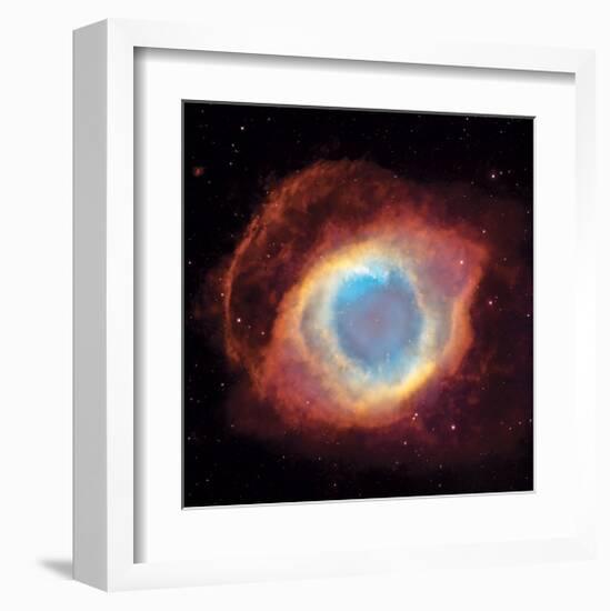 NASA - The Helix Nebula-null-Framed Art Print