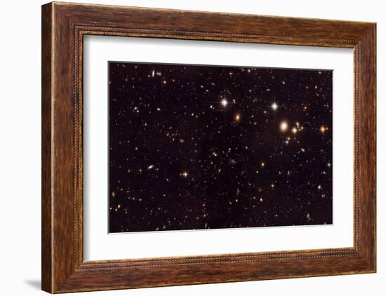 NASA - View of Spiderweb Galaxy Field-null-Framed Art Print