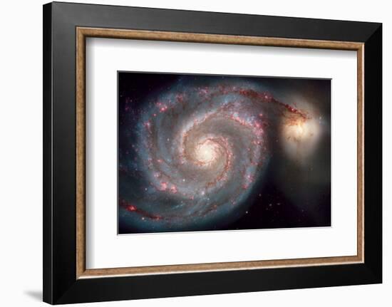 NASA, Whirlpool Galaxy-null-Framed Premium Giclee Print