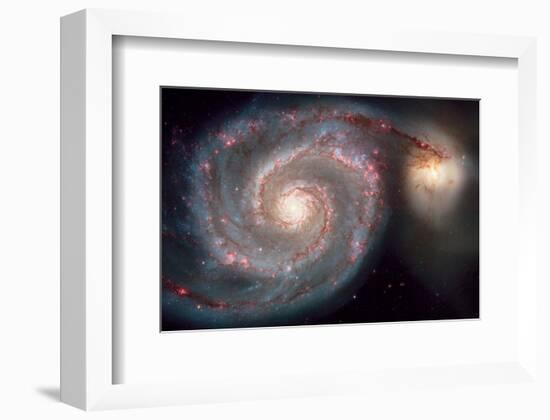 NASA, Whirlpool Galaxy-null-Framed Premium Giclee Print