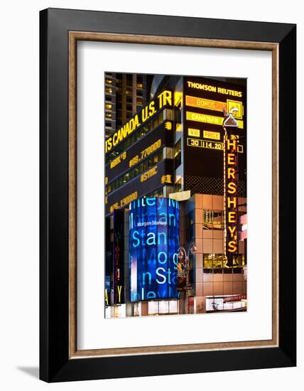 Nasdaq Marketsite - Times Square - Manhattan - New York City - United States-Philippe Hugonnard-Framed Photographic Print