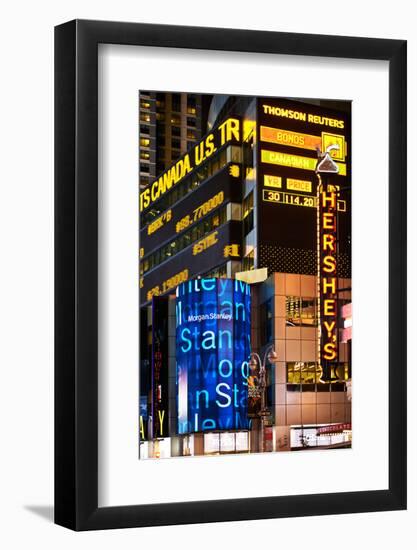 Nasdaq Marketsite - Times Square - Manhattan - New York City - United States-Philippe Hugonnard-Framed Photographic Print