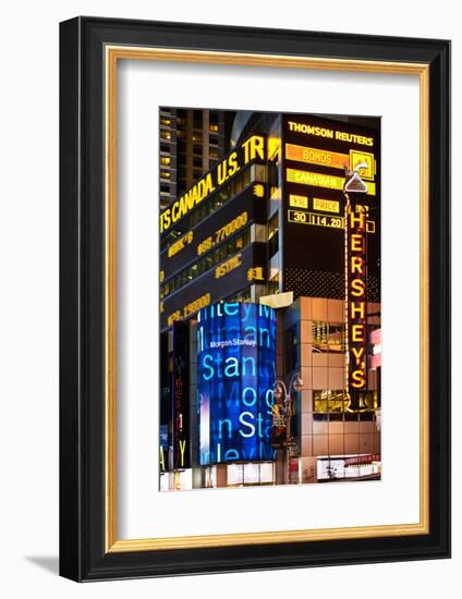 Nasdaq Marketsite - Times Square - Manhattan - New York City - United States-Philippe Hugonnard-Framed Photographic Print