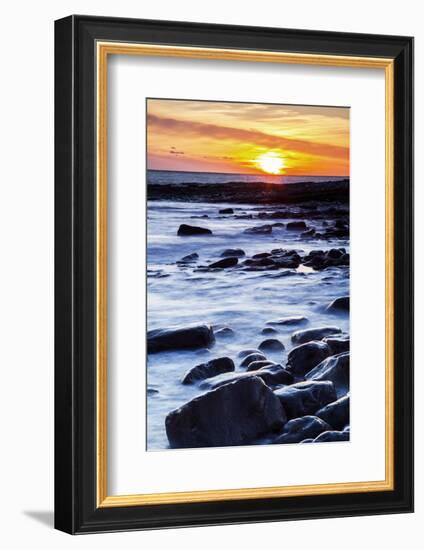 Nash Point, Vale of Glamorgan, Wales, United Kingdom, Europe-Billy Stock-Framed Photographic Print