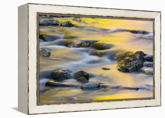 Nash Stream in Reddington Township, Maine. High Peaks Region. Fall-Jerry and Marcy Monkman-Framed Premier Image Canvas