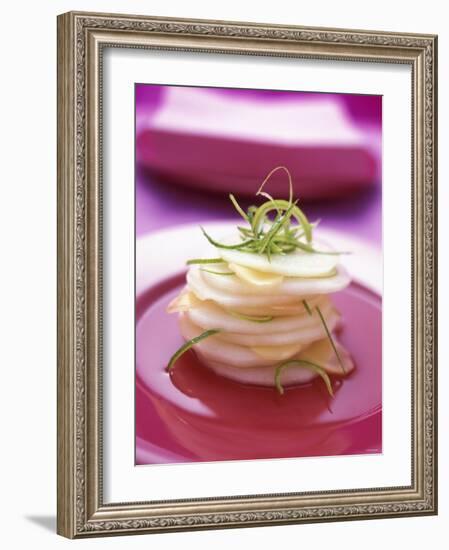 Nashi Fruit with Ginger and Lime Syrup-Michael Boyny-Framed Photographic Print
