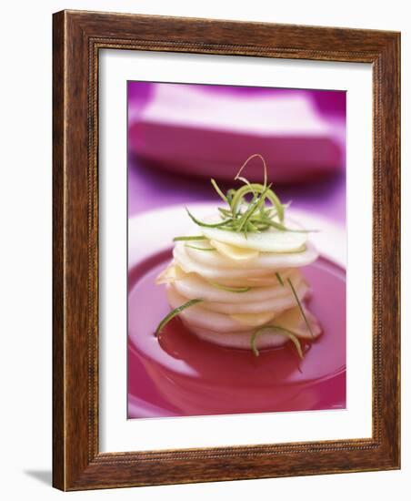 Nashi Fruit with Ginger and Lime Syrup-Michael Boyny-Framed Photographic Print