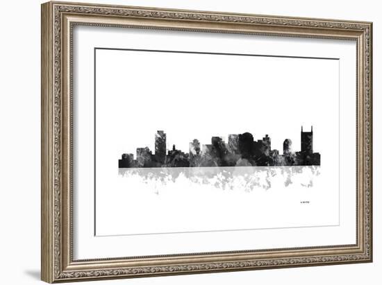 Nashville Tennessee BG 1-Marlene Watson-Framed Giclee Print