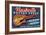 Nashville, Tennessee - Guitar Shack-Lantern Press-Framed Art Print