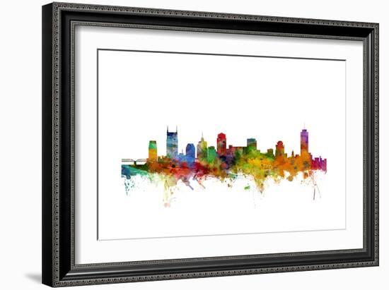 Nashville Tennessee Skyline-Michael Tompsett-Framed Art Print