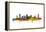 Nashville Tennessee Skyline-Michael Tompsett-Framed Stretched Canvas