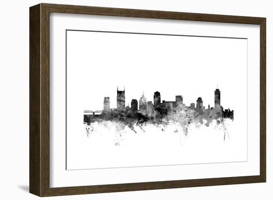 Nashville Tennessee Skyline-Michael Tompsett-Framed Art Print
