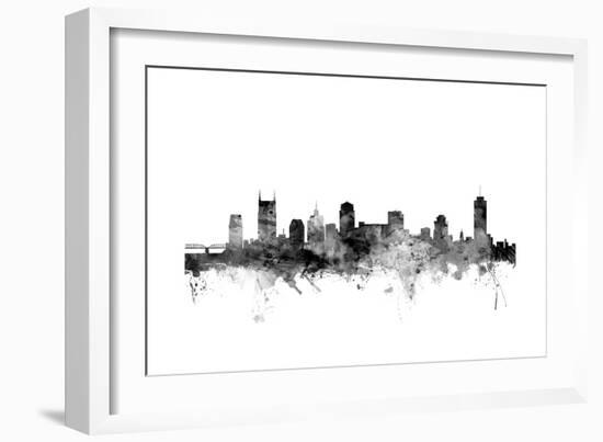 Nashville Tennessee Skyline-Michael Tompsett-Framed Art Print