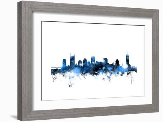 Nashville Tennessee Skyline-Michael Tompsett-Framed Art Print