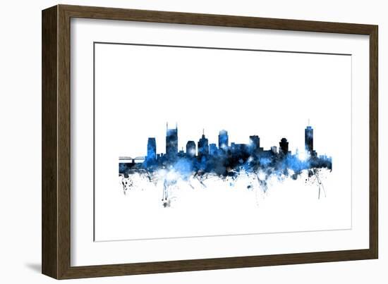 Nashville Tennessee Skyline-Michael Tompsett-Framed Art Print