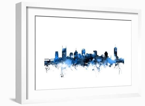 Nashville Tennessee Skyline-Michael Tompsett-Framed Art Print