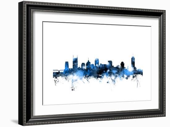 Nashville Tennessee Skyline-Michael Tompsett-Framed Art Print