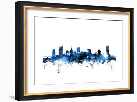 Nashville Tennessee Skyline-Michael Tompsett-Framed Art Print