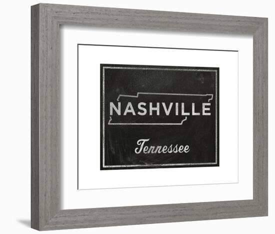 Nashville, Tennessee-John Golden-Framed Art Print