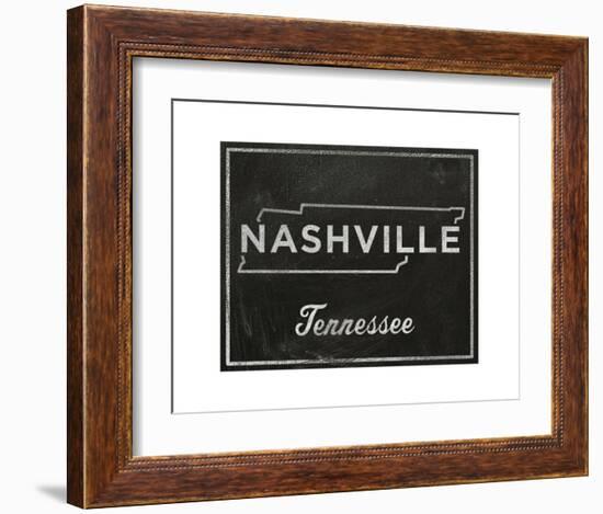 Nashville, Tennessee-John Golden-Framed Art Print