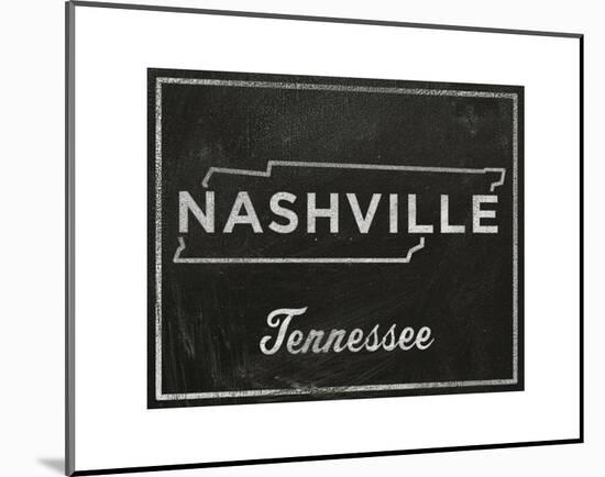 Nashville, Tennessee-John Golden-Mounted Art Print