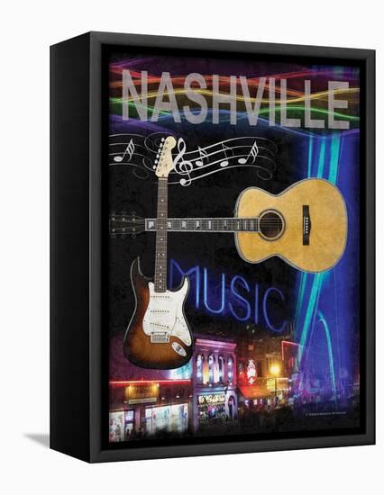 Nashville-Todd Williams-Framed Stretched Canvas