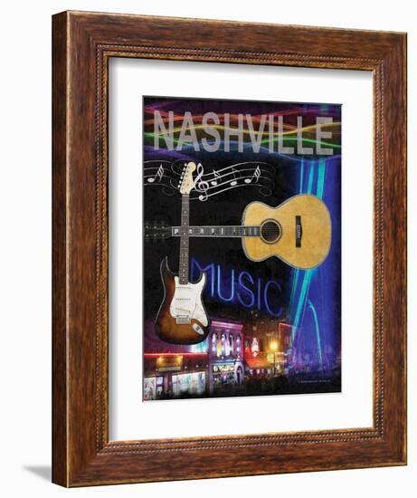 Nashville-Todd Williams-Framed Art Print