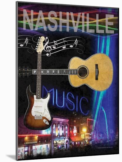 Nashville-Todd Williams-Mounted Art Print