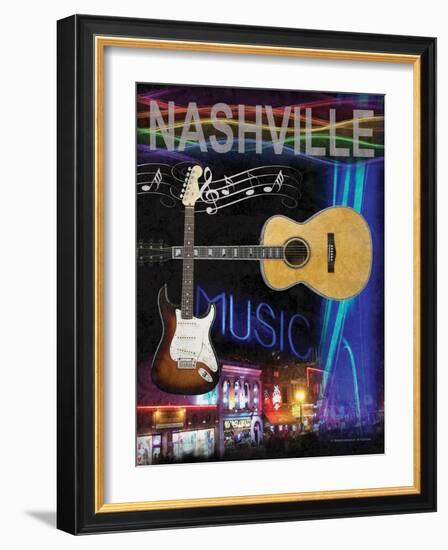 Nashville-Todd Williams-Framed Art Print