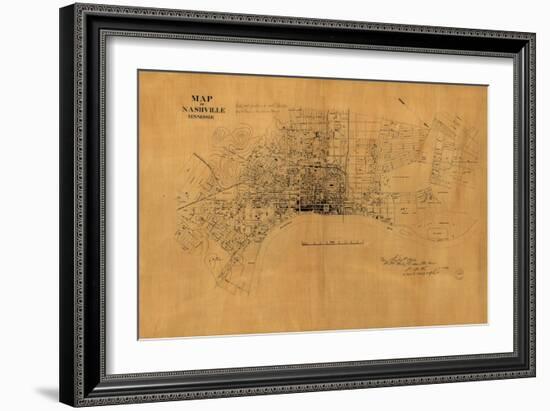 Nashville--Framed Giclee Print