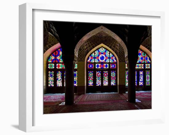 Nasih Mosque, Shiraz, Fars Province, Iran-Michele Falzone-Framed Photographic Print