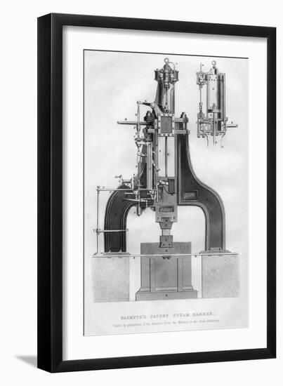 Nasmyth's Patent Steam Hammer, 1866-null-Framed Giclee Print