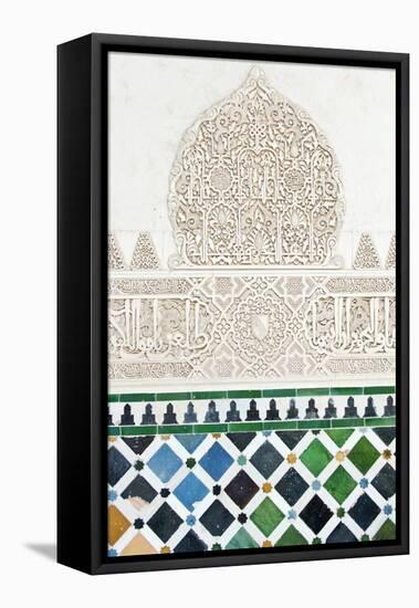 Nasrid Palace, Alhambra, Granada, Andalucia, Spain-Rob Tilley-Framed Premier Image Canvas