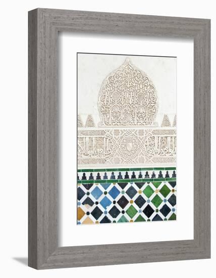 Nasrid Palace, Alhambra, Granada, Andalucia, Spain-Rob Tilley-Framed Photographic Print