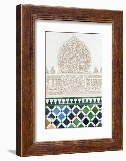 Nasrid Palace, Alhambra, Granada, Andalucia, Spain-Rob Tilley-Framed Photographic Print