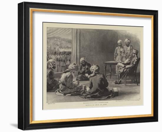 Nasrullah Khan at Home-William Small-Framed Giclee Print