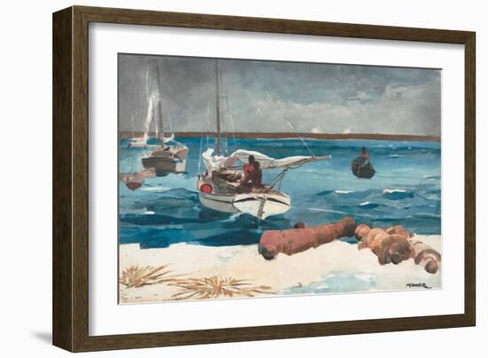 Nassau, 1899-Winslow Homer-Framed Giclee Print